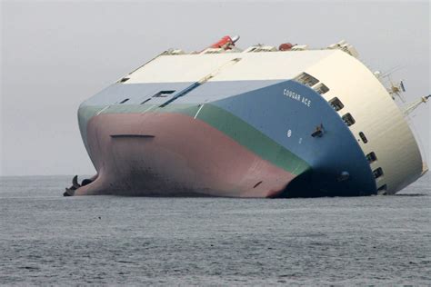 car carrier ship accident